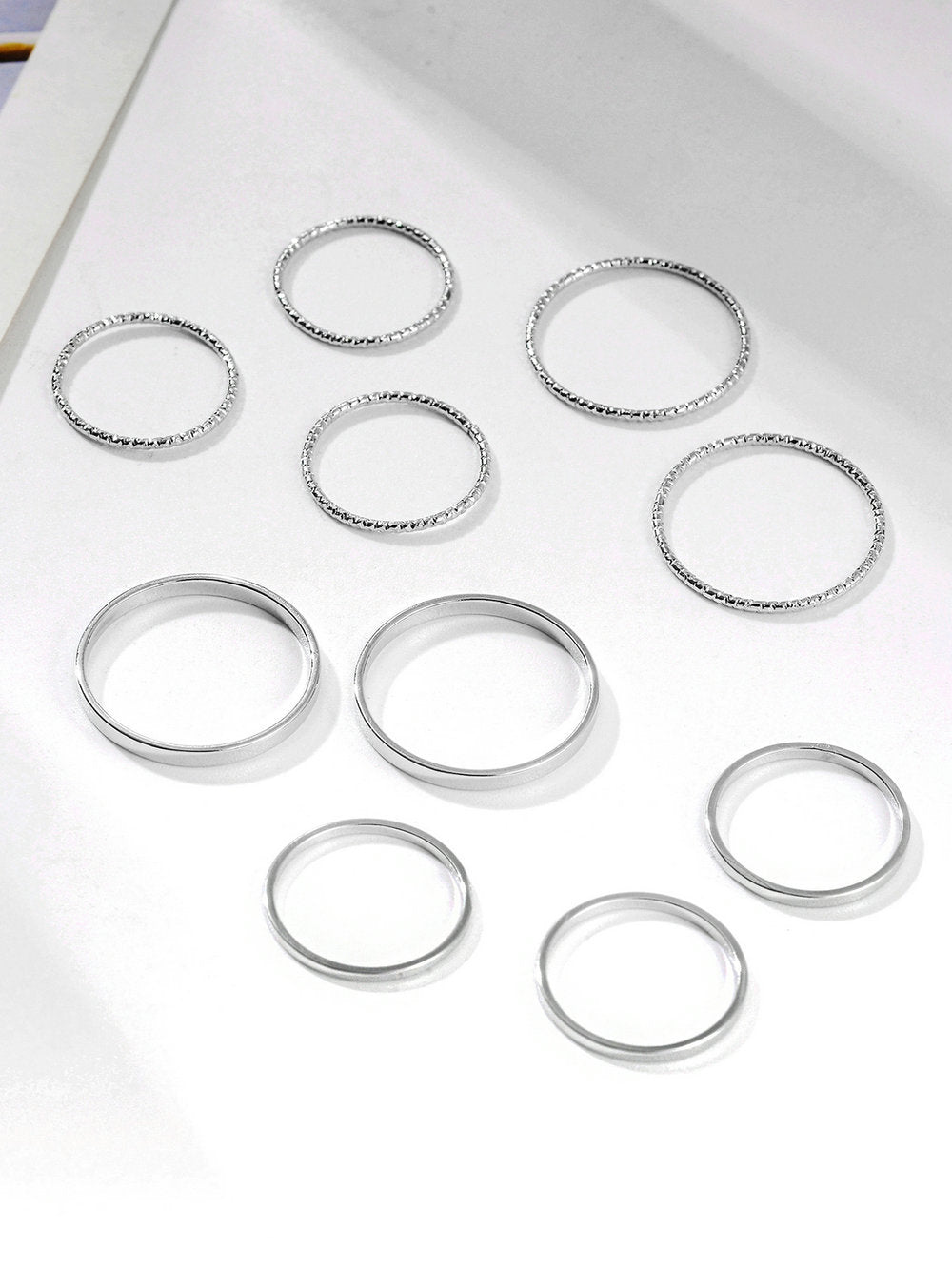 Minimalist Ring Bands Set