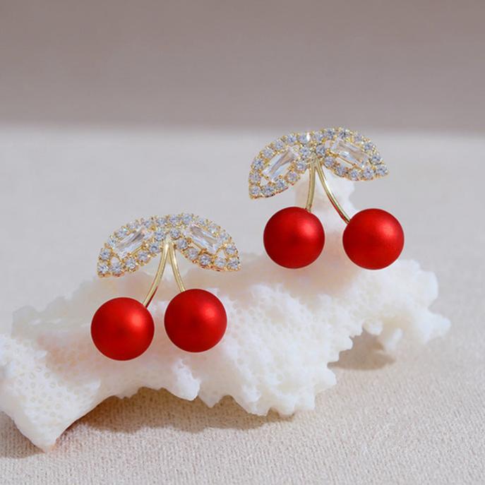 Francesca Cherry Stud Earrings