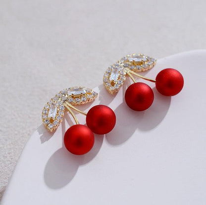 Francesca Cherry Stud Earrings