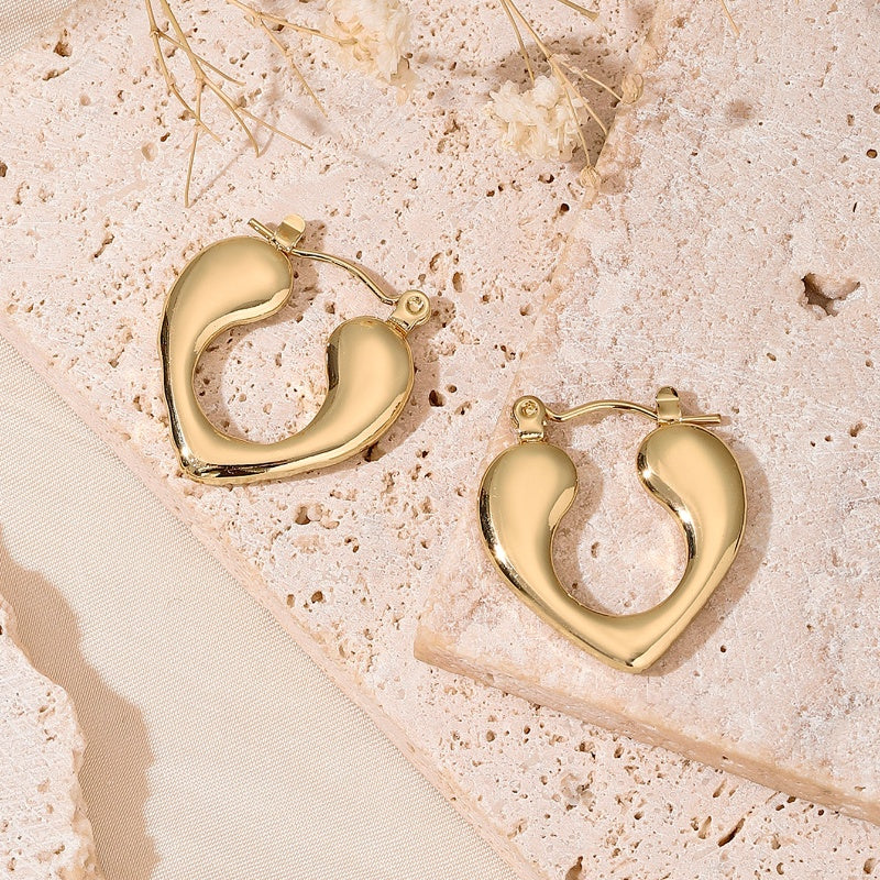 Dainty Golden Hoop Earrings