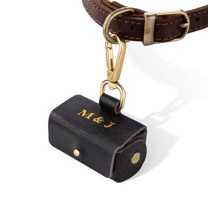 Custom Initial Wedding Ring Bearer Pouch for Dog