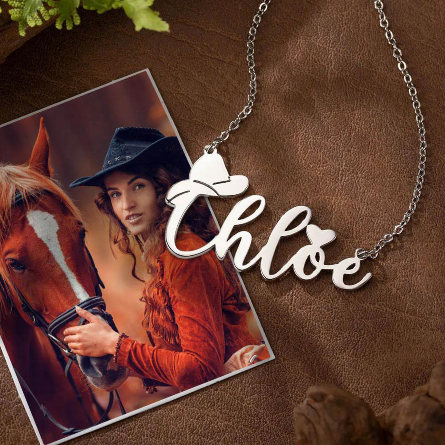 Personalized Cowgirl Name Necklace