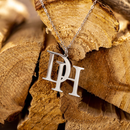 Custom Double Initial Necklace