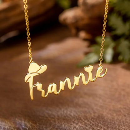 Personalized Cowgirl Name Necklace