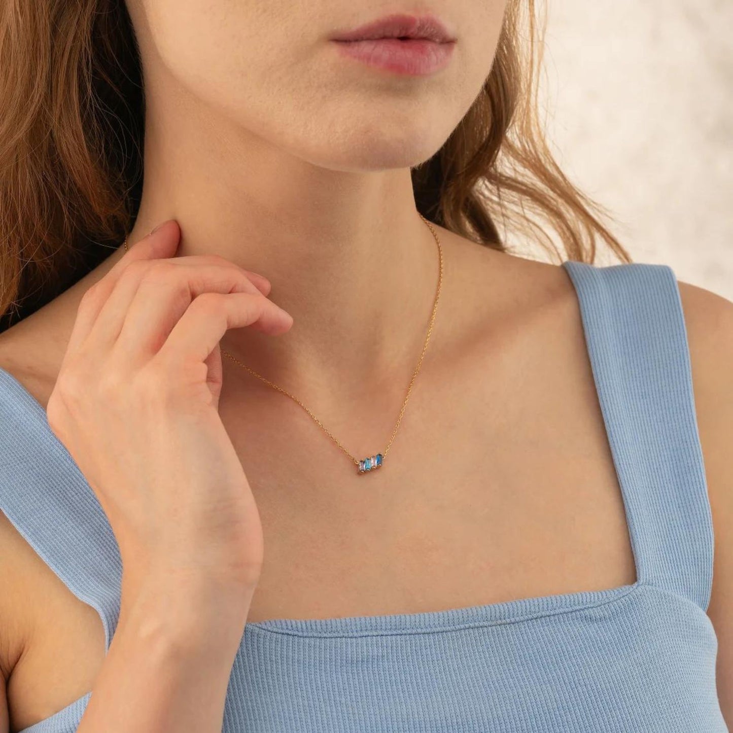 Dainty Combined Birthstone Necklace