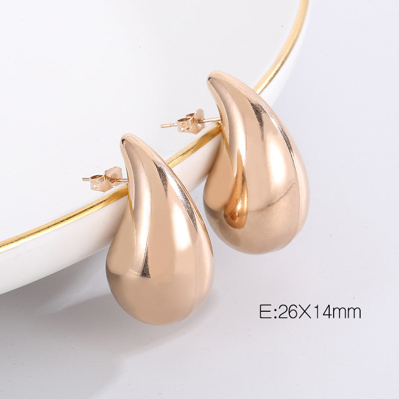 Dainty Droplet Ear Studs