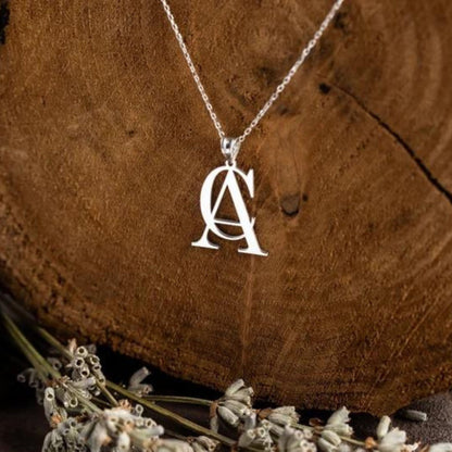 Custom Double Initial Necklace