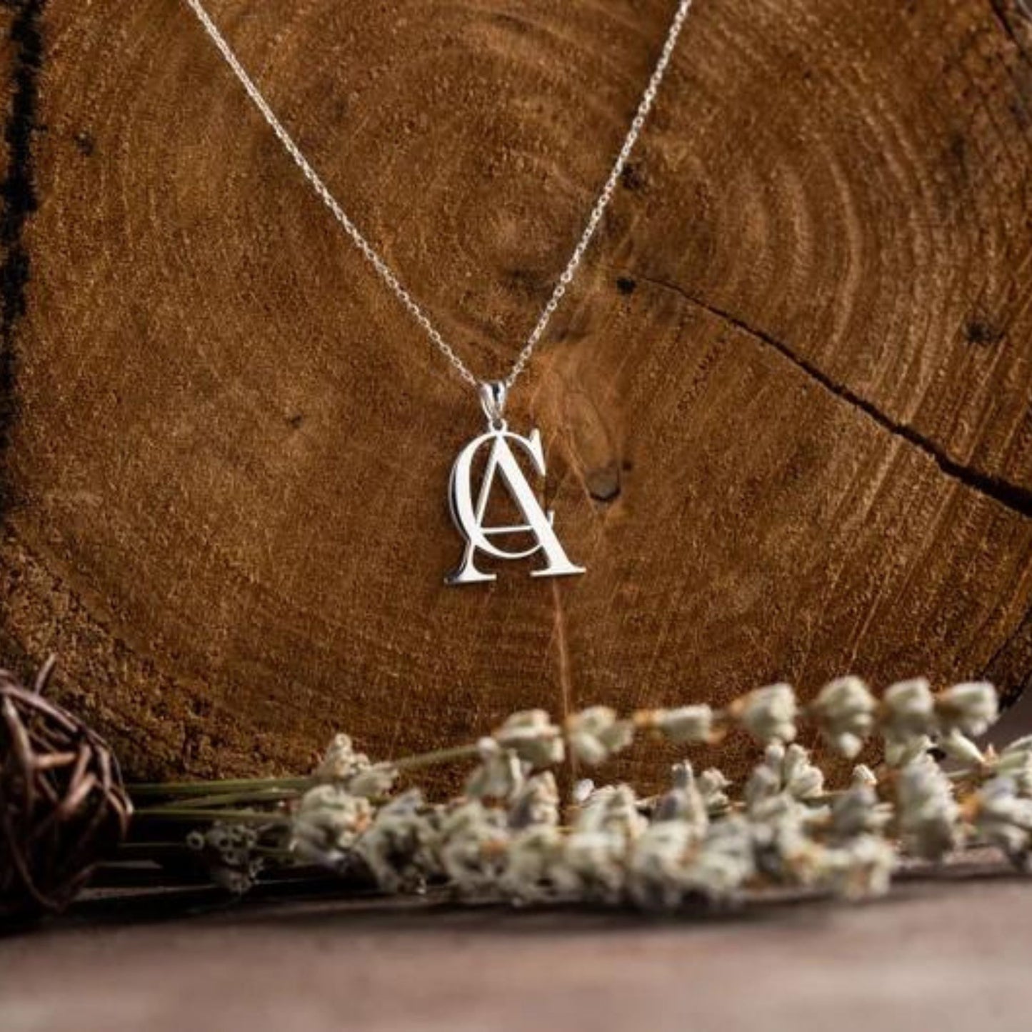 Custom Double Initial Necklace