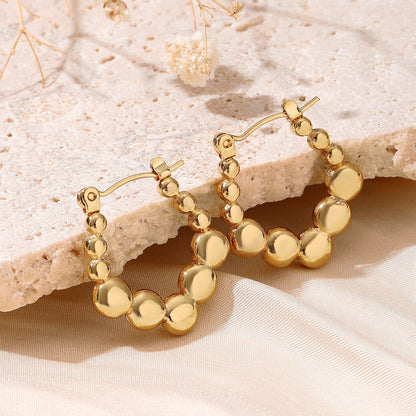 Dainty Golden Hoop Earrings