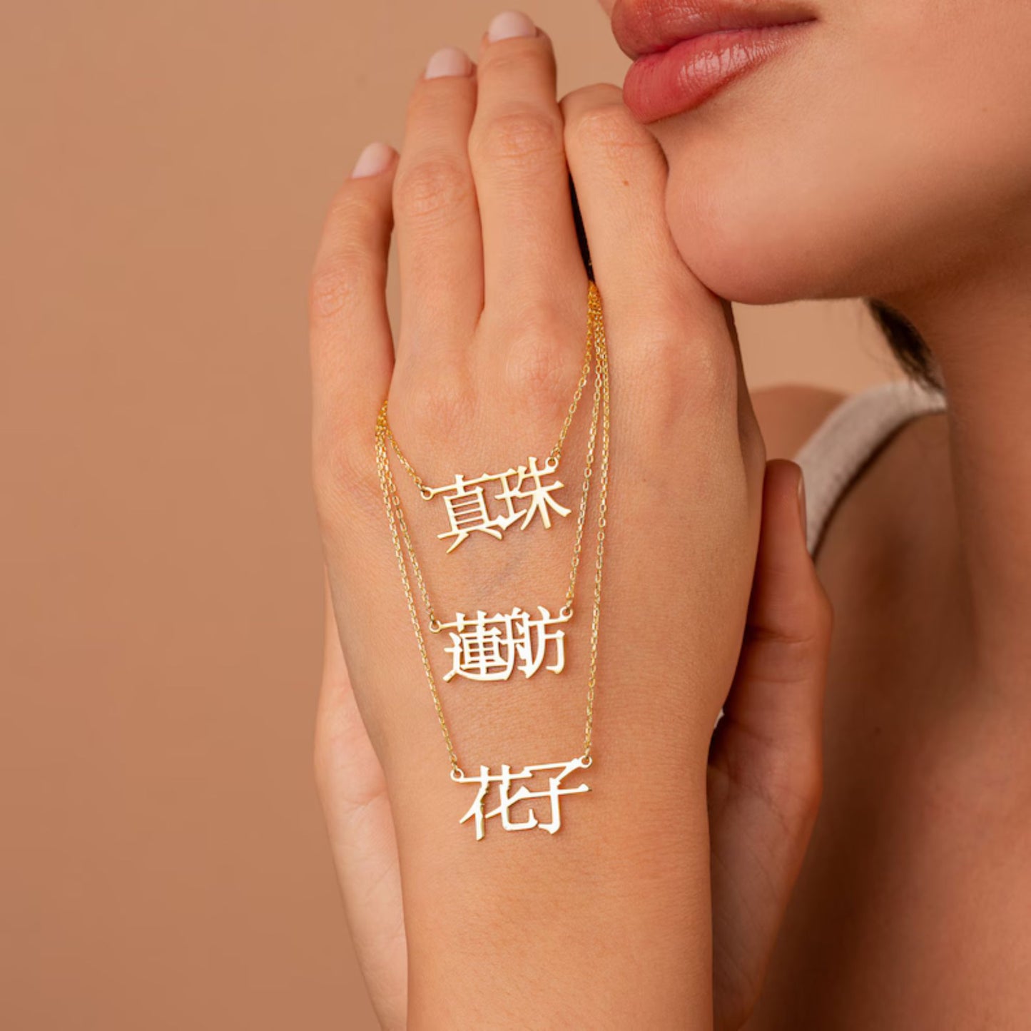 Personalized Kanji Name Necklace