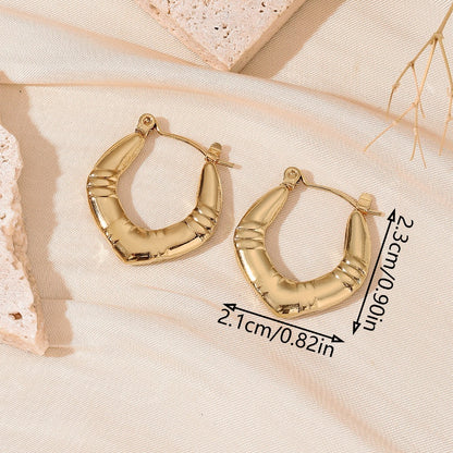 Dainty Golden Hoop Earrings