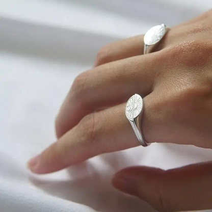 Sun and Moon Matching Rings