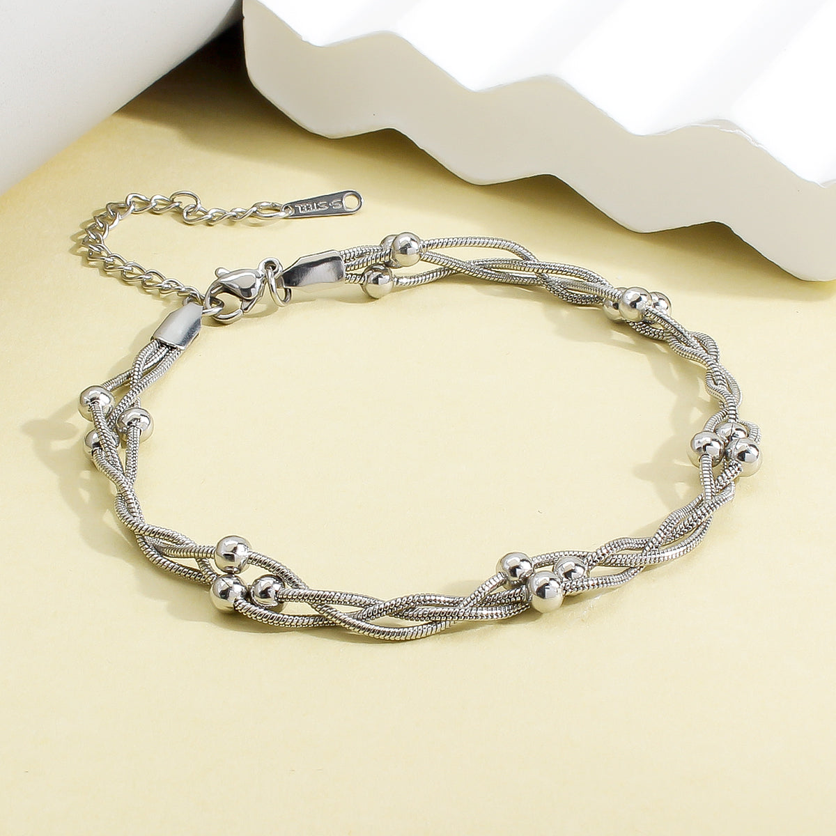 Dainty Braided Chain Anklet