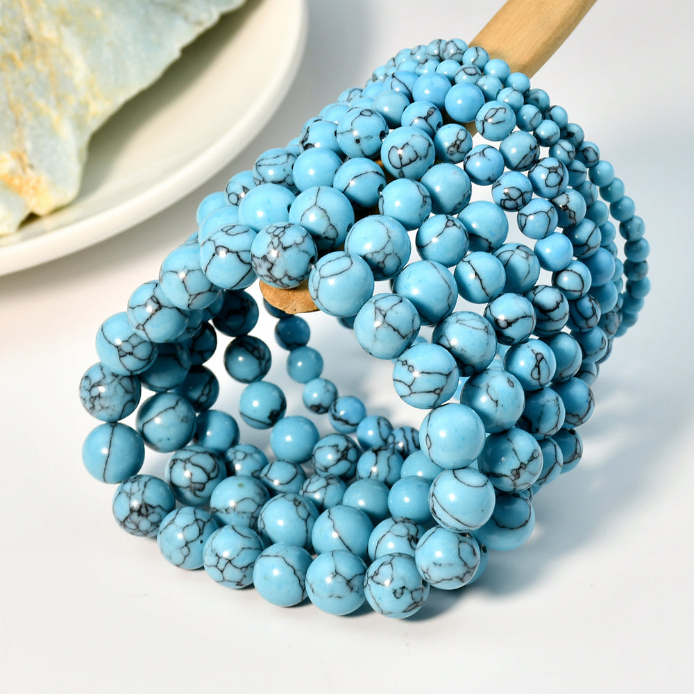 Boho Handmade Turquoise Beaded Bracelets