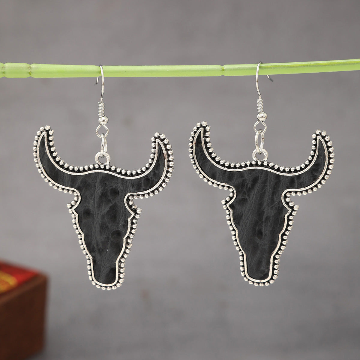 Western Cattle Dangle Earrings