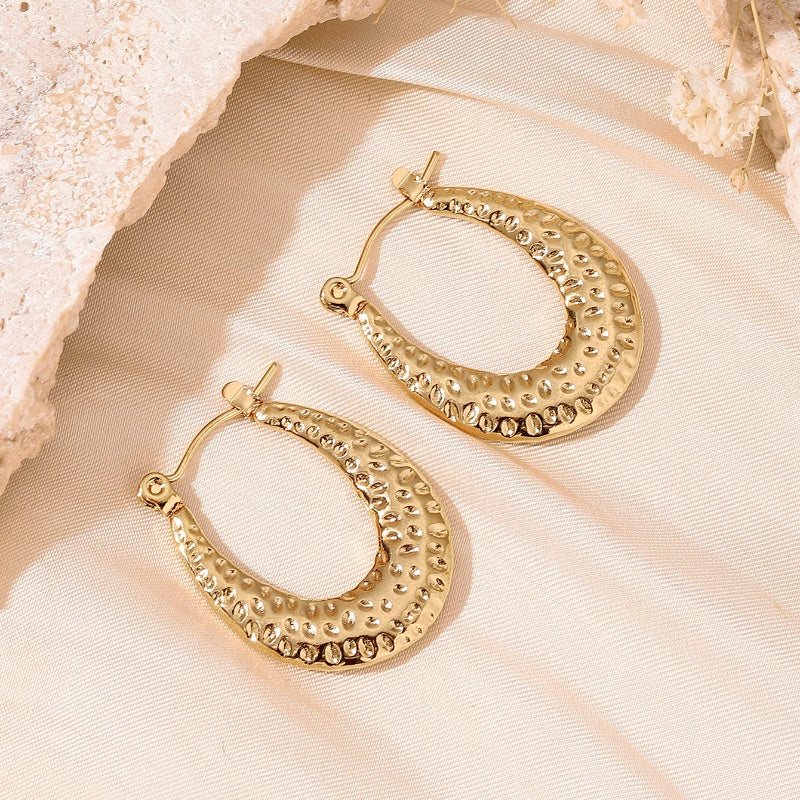 Dainty Golden Hoop Earrings