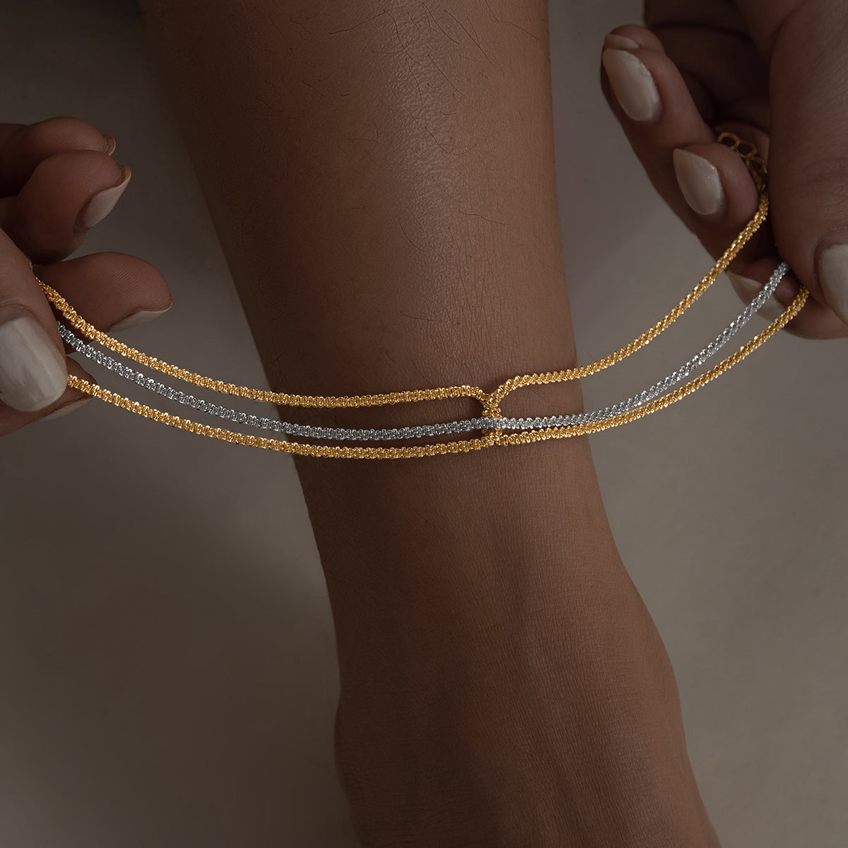 Dainty Twist Chain Anklet