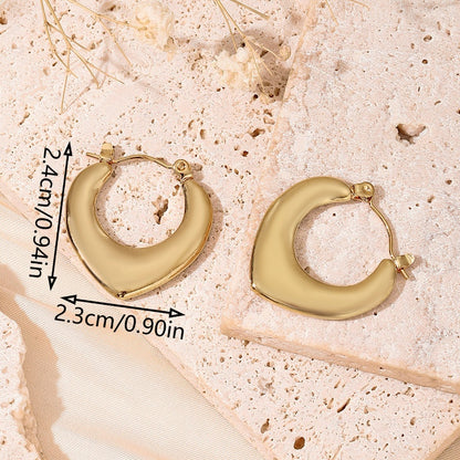 Dainty Golden Hoop Earrings