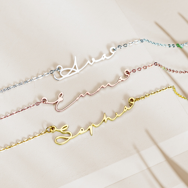 Personalized Minimalist Name Necklace