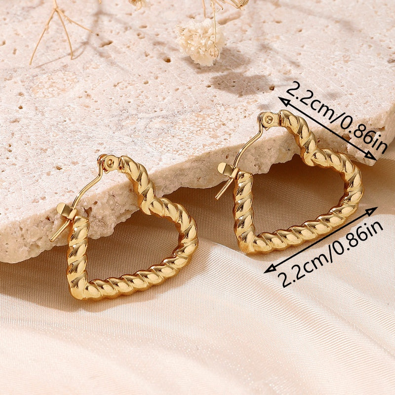 Dainty Golden Hoop Earrings