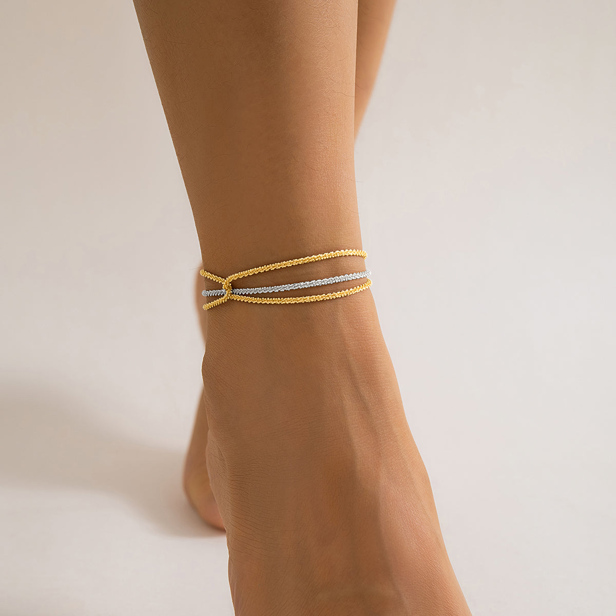 Dainty Twist Chain Anklet