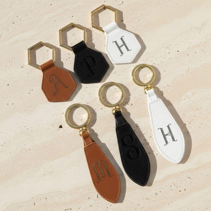 Custom Leather Magnetic Hat Clip with Initial