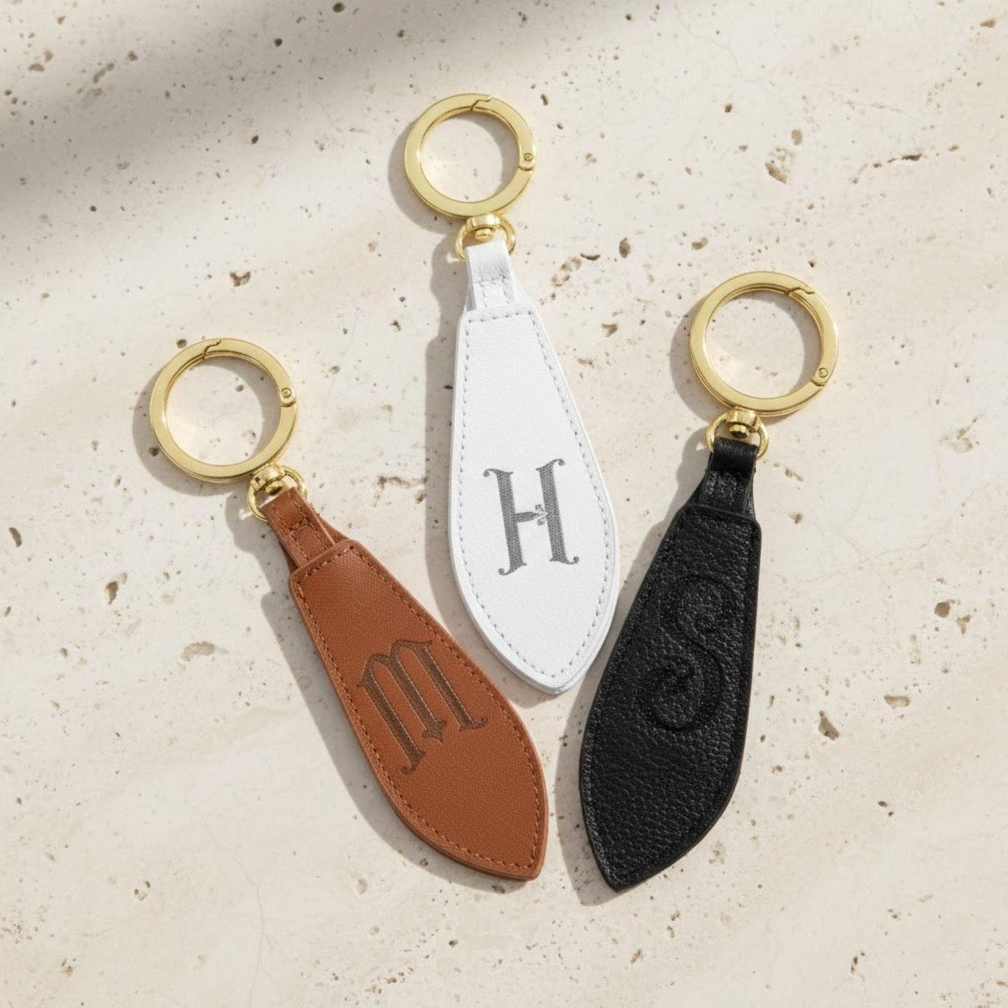 Custom Leather Magnetic Hat Clip with Initial
