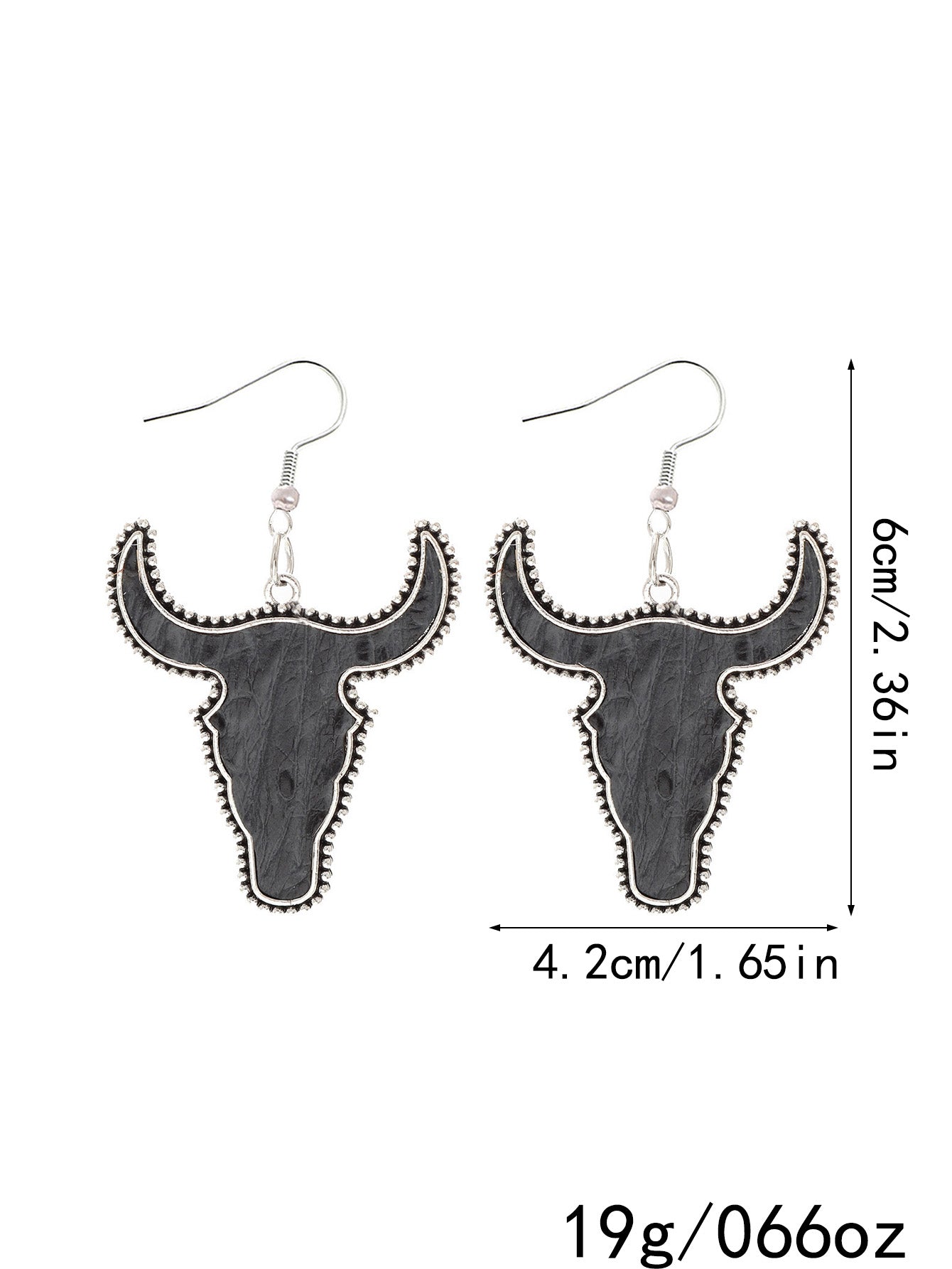 Western Cattle Dangle Earrings