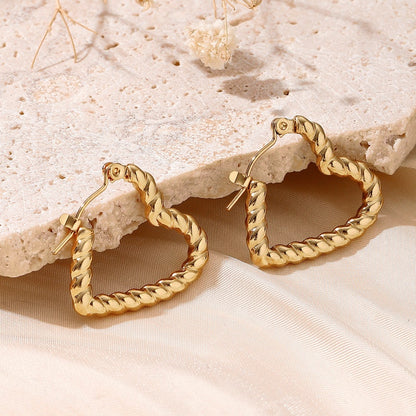 Dainty Golden Hoop Earrings