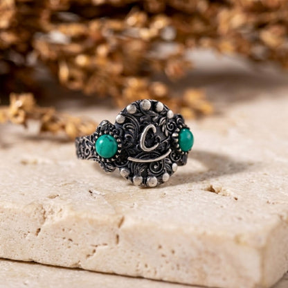 Custom Western Ring with Initial or Brand Logo