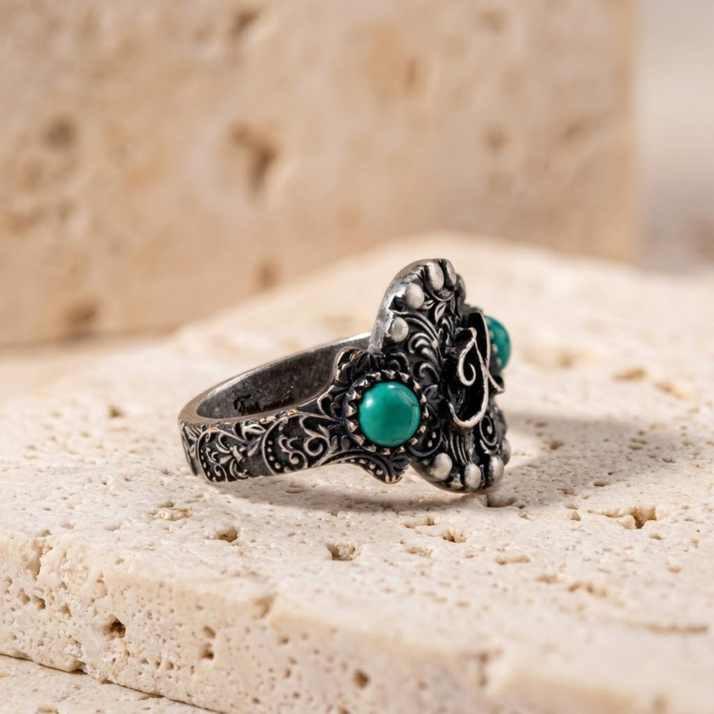 Custom Western Ring with Initial or Brand Logo