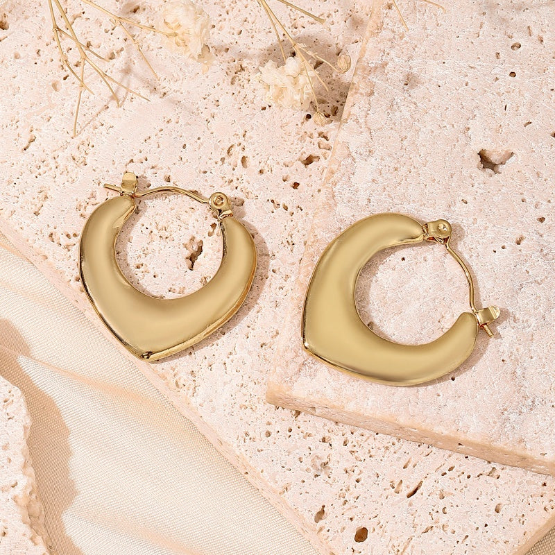 Dainty Golden Hoop Earrings