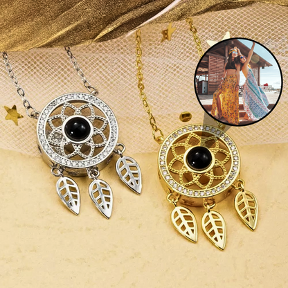 Custom Dreamcatcher Projection Necklace