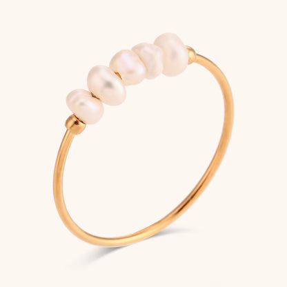 Minimalist Pearl Stackable Rings