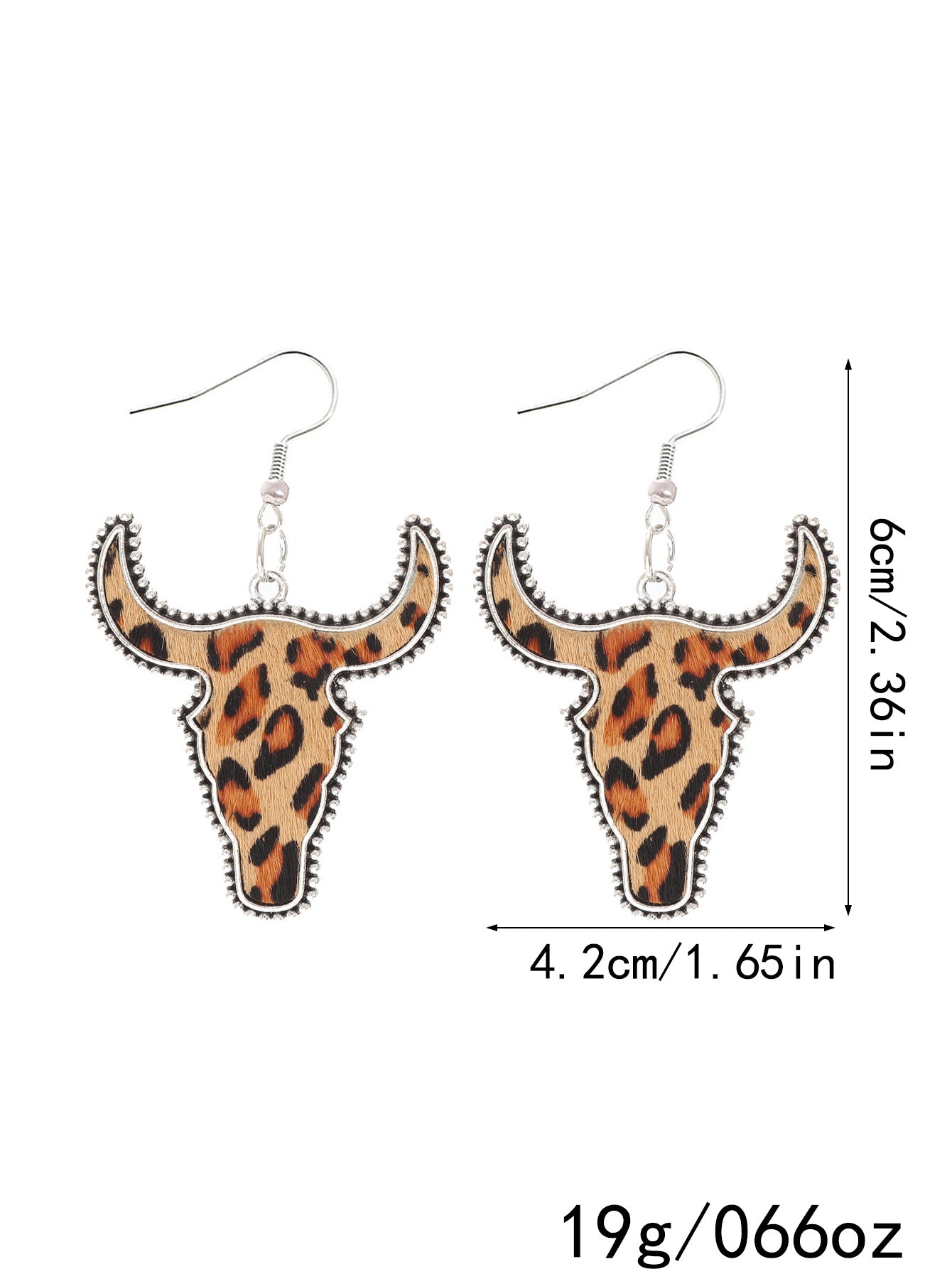 Western Cattle Dangle Earrings