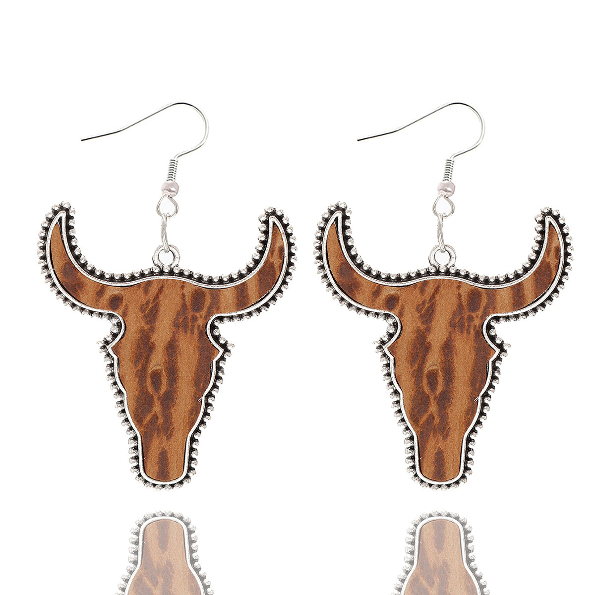 Western Cattle Dangle Earrings