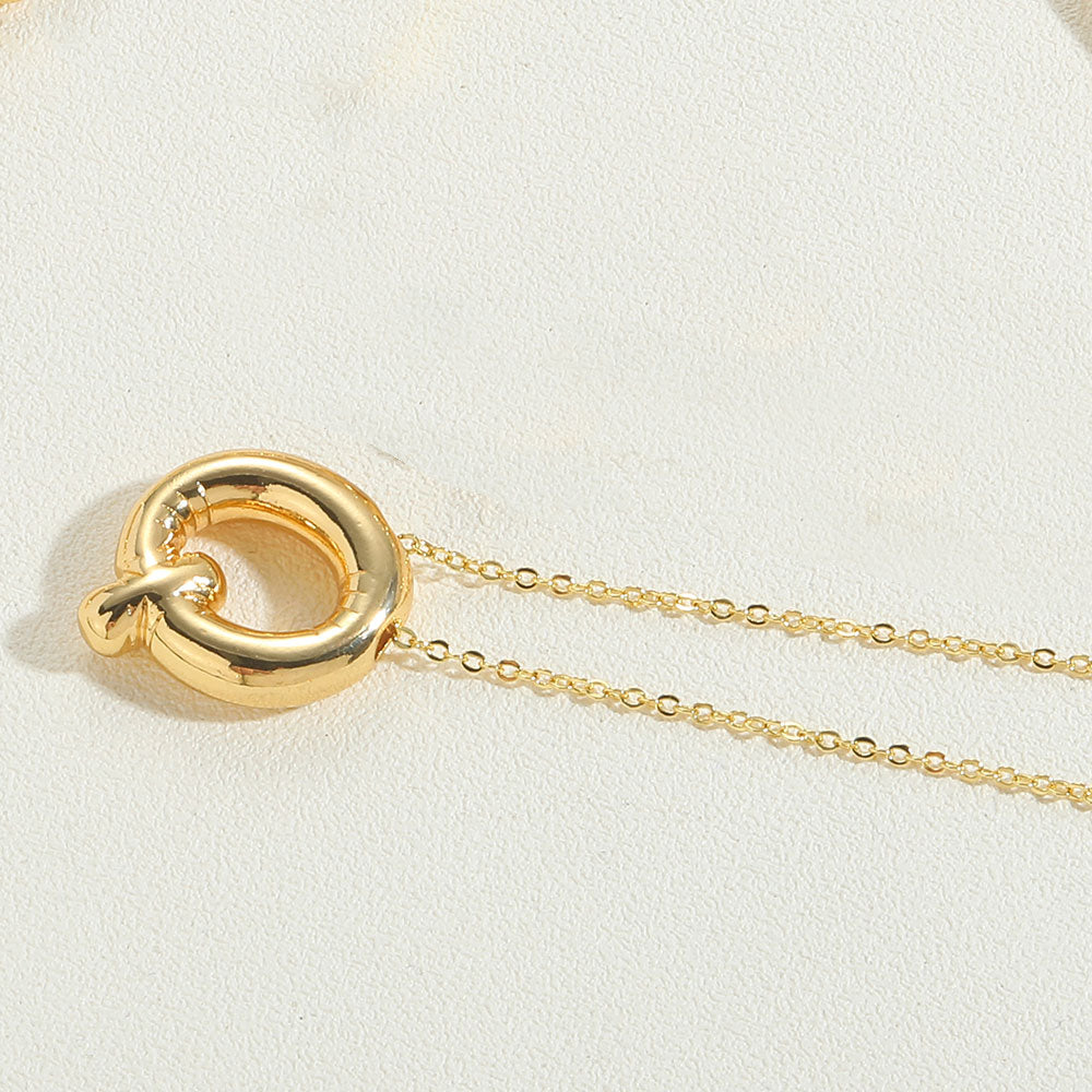 Balloon Initial Letter Pendant Necklace