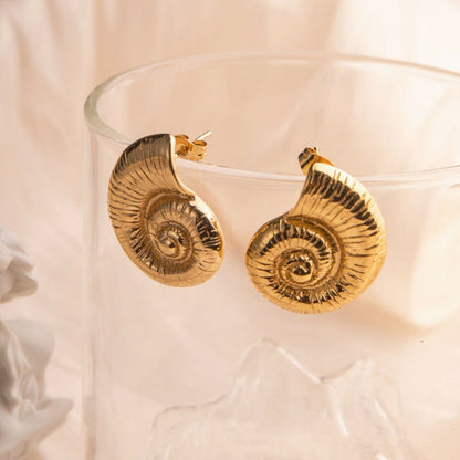 Hermit Shell Stud Earrings