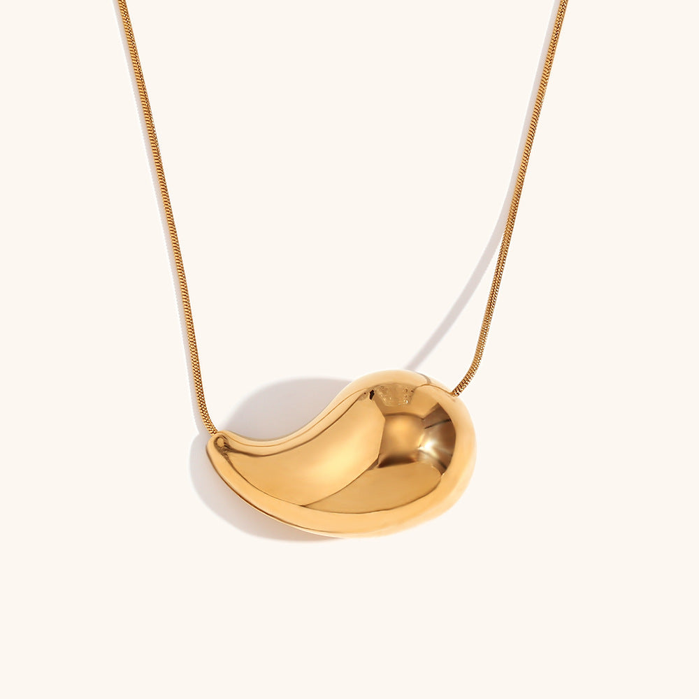 Statement Drop 18K Gold Necklace