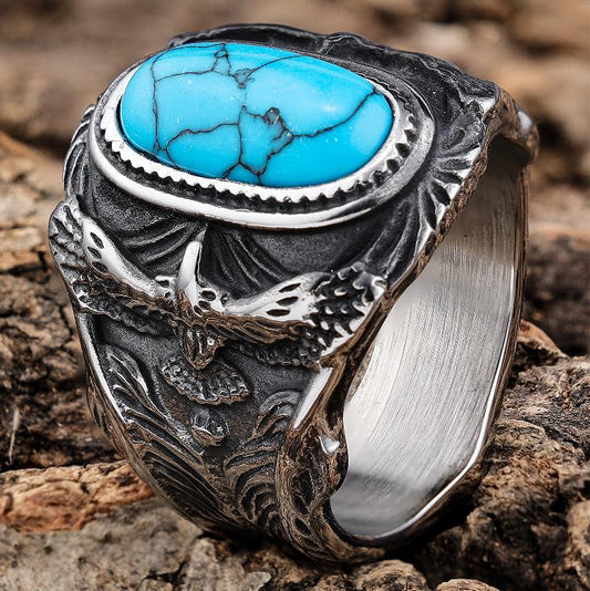 Vintage Turquoise Statement Ring