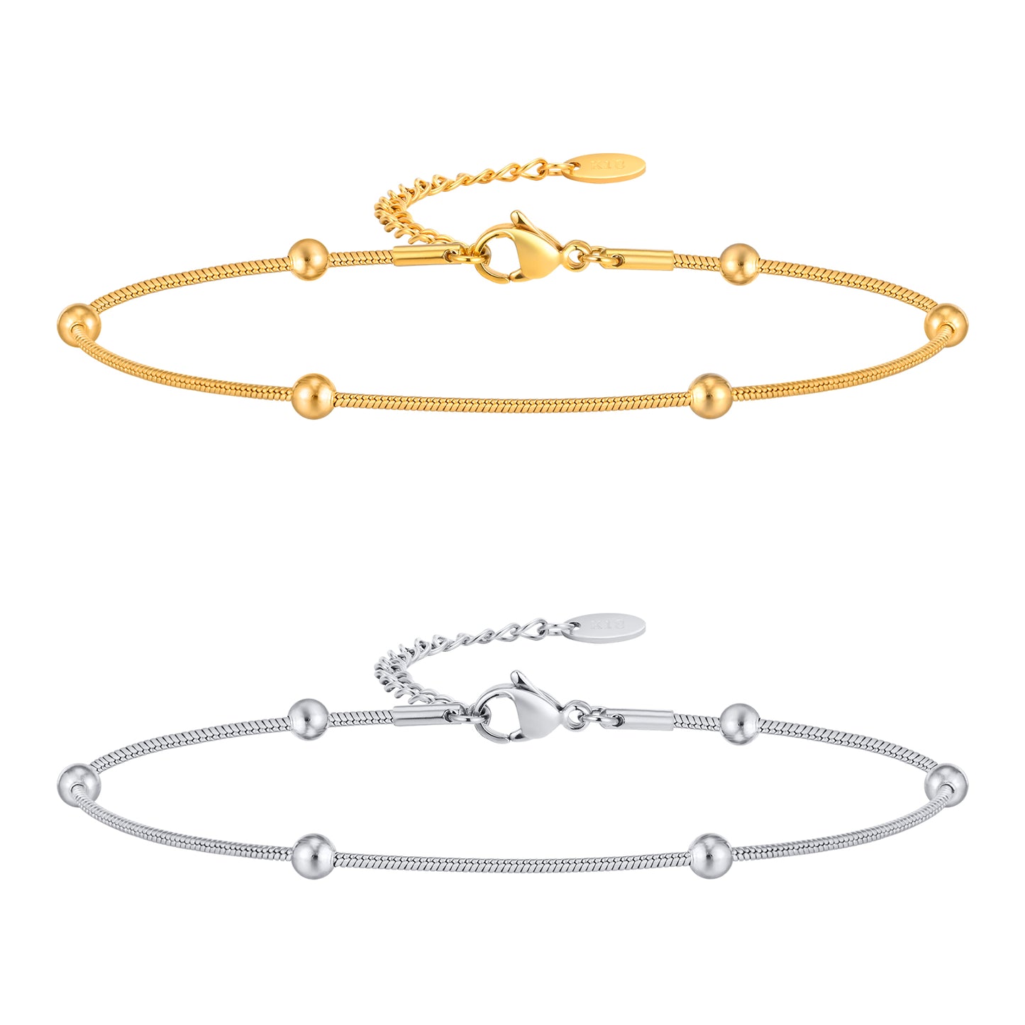 Minimalist Satellite Chain Anklet