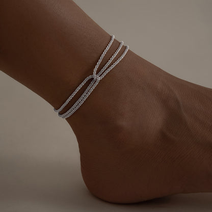 Dainty Twist Chain Anklet