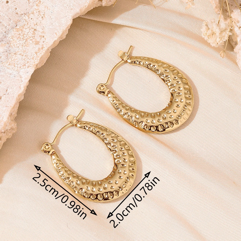 Dainty Golden Hoop Earrings