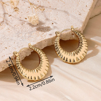 Dainty Golden Hoop Earrings