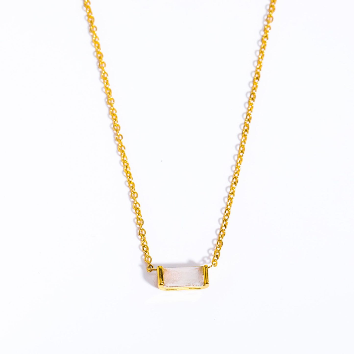 Minimalist Birthstone Chain Necklace