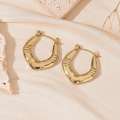 Dainty Golden Hoop Earrings