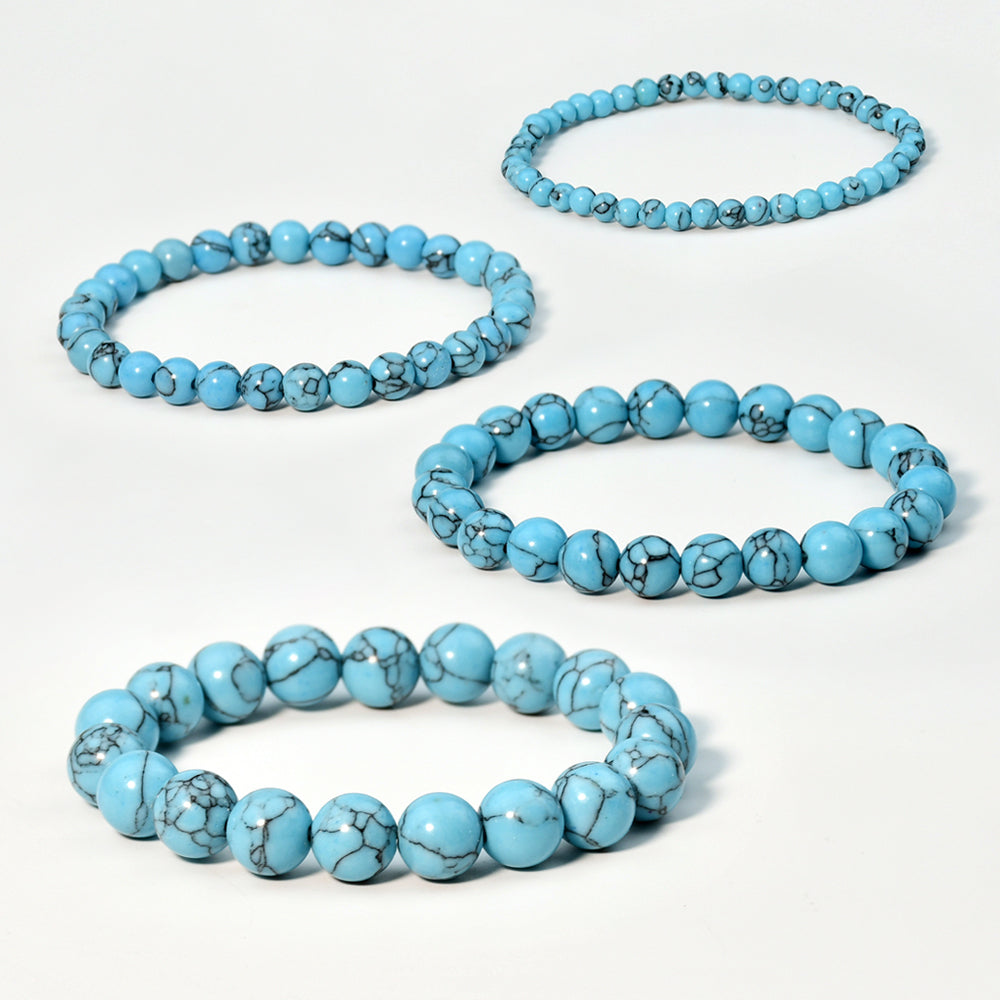 Boho Handmade Turquoise Beaded Bracelets