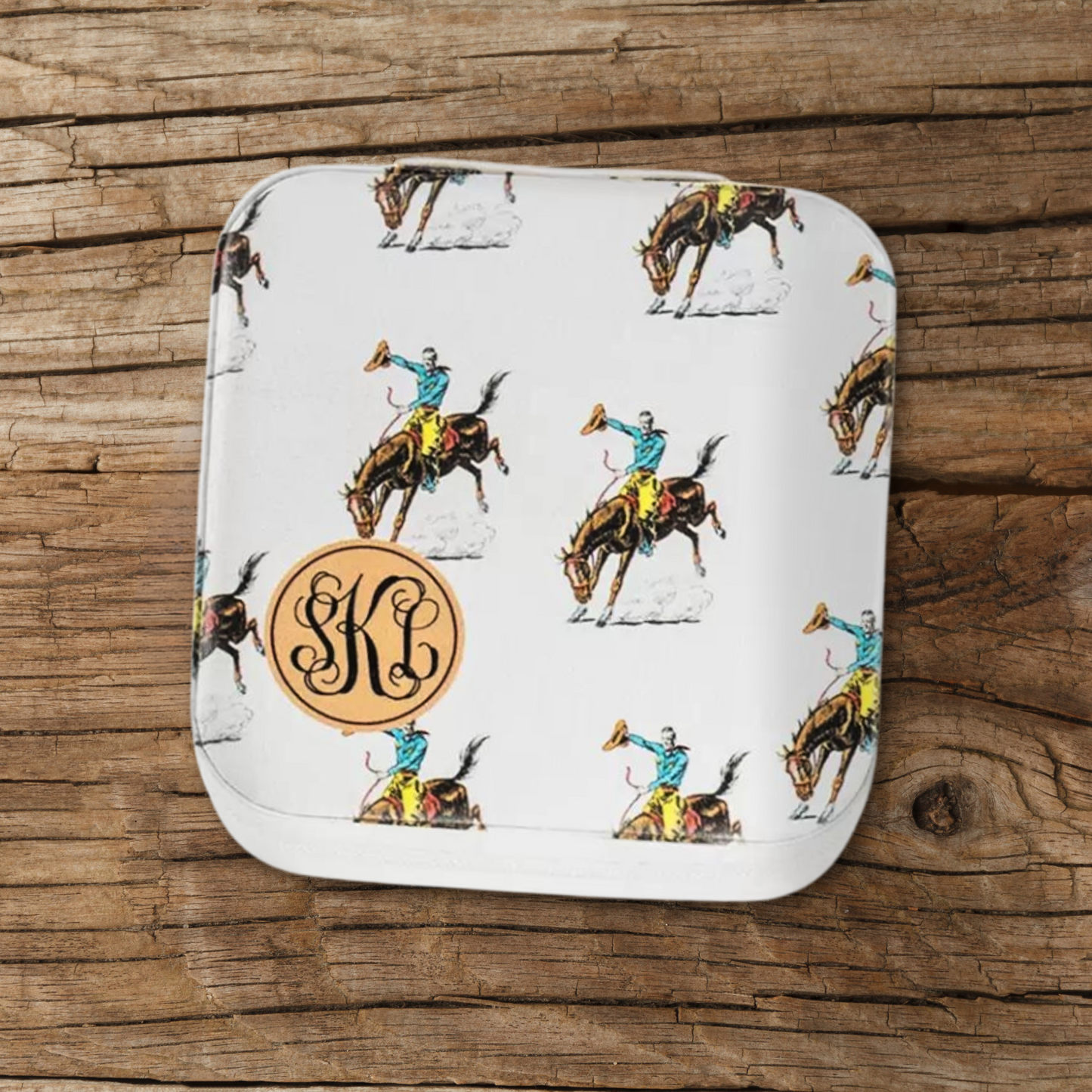 Monogram Western Jewelry Box