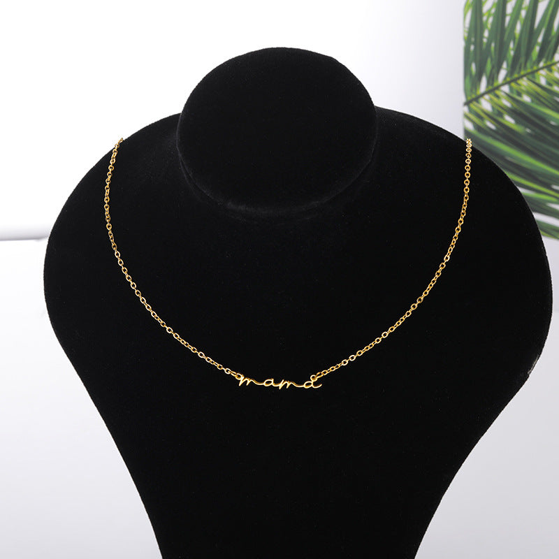 Minimalist Mama Chain Necklace