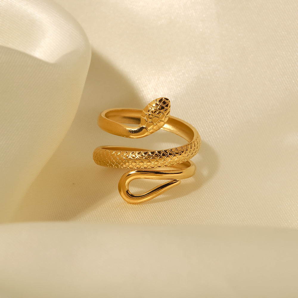 Montserrat Snake Open Ring